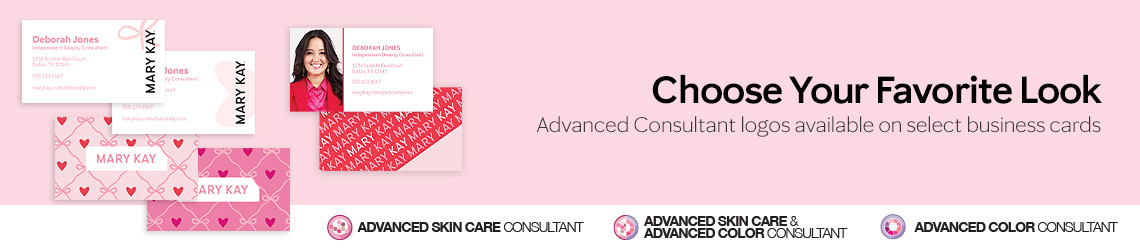 <b>Choose Your Favorite Look</b> Advanced Consultant logos available on select business cards