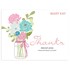 Country Chic Bouquet Folded Notes