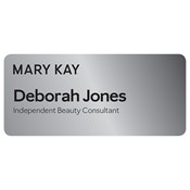 Small Platinum Name Tag