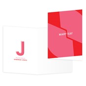 Monogram Folded Note Cards